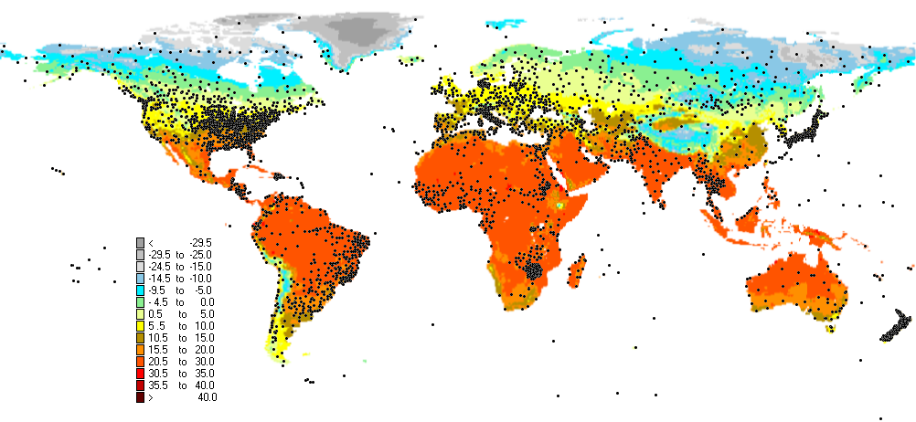 climate chart index map
